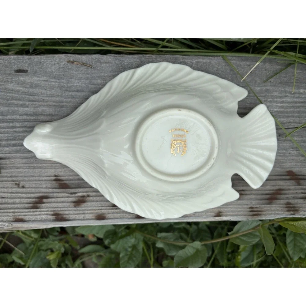 Lenox Dove Collection Open trinket Dish Bowl Gold Trim 8
